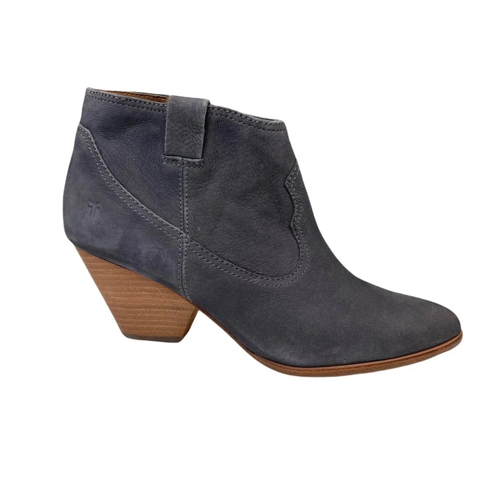 NWOT FRYE Rory Bootie Ankle Nubuck Leather Gray Size 8 1/2 Western
